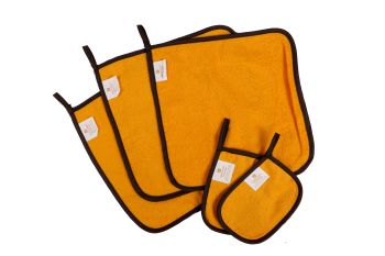 Bộ Khăn Bếp Sợi Bông Hanosimex ( bao gồm 1 set 3 lót nồi và 1 set 2 bắc bếp )