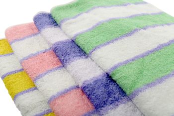 Khăn Tắm Kẻ Chính Hàng Hanosimex ( kích cỡ 50x100 )